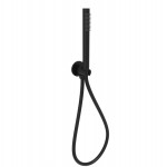 Tube Round Matte Black Hand Shower